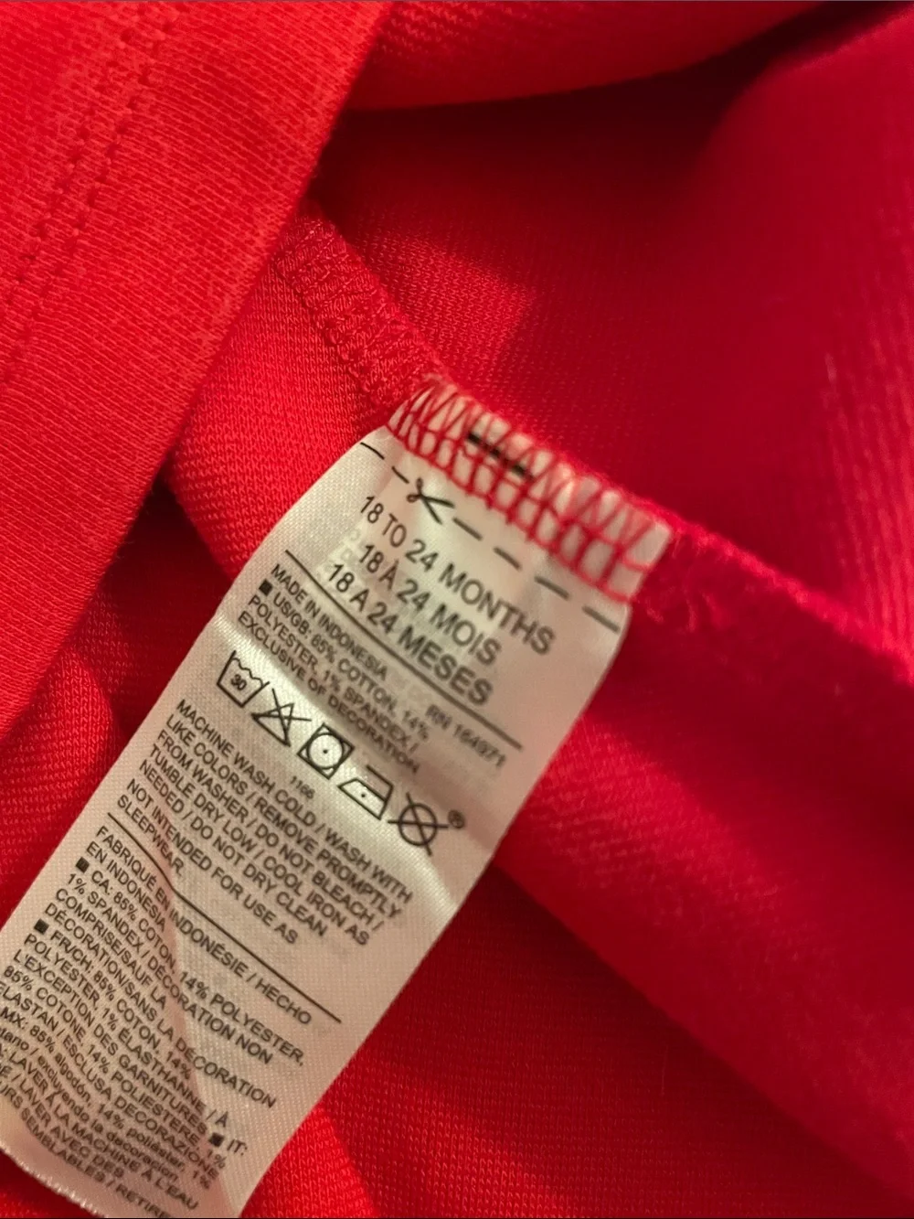 Janie and Jack Girls Red Scalloped Waist Party Dress